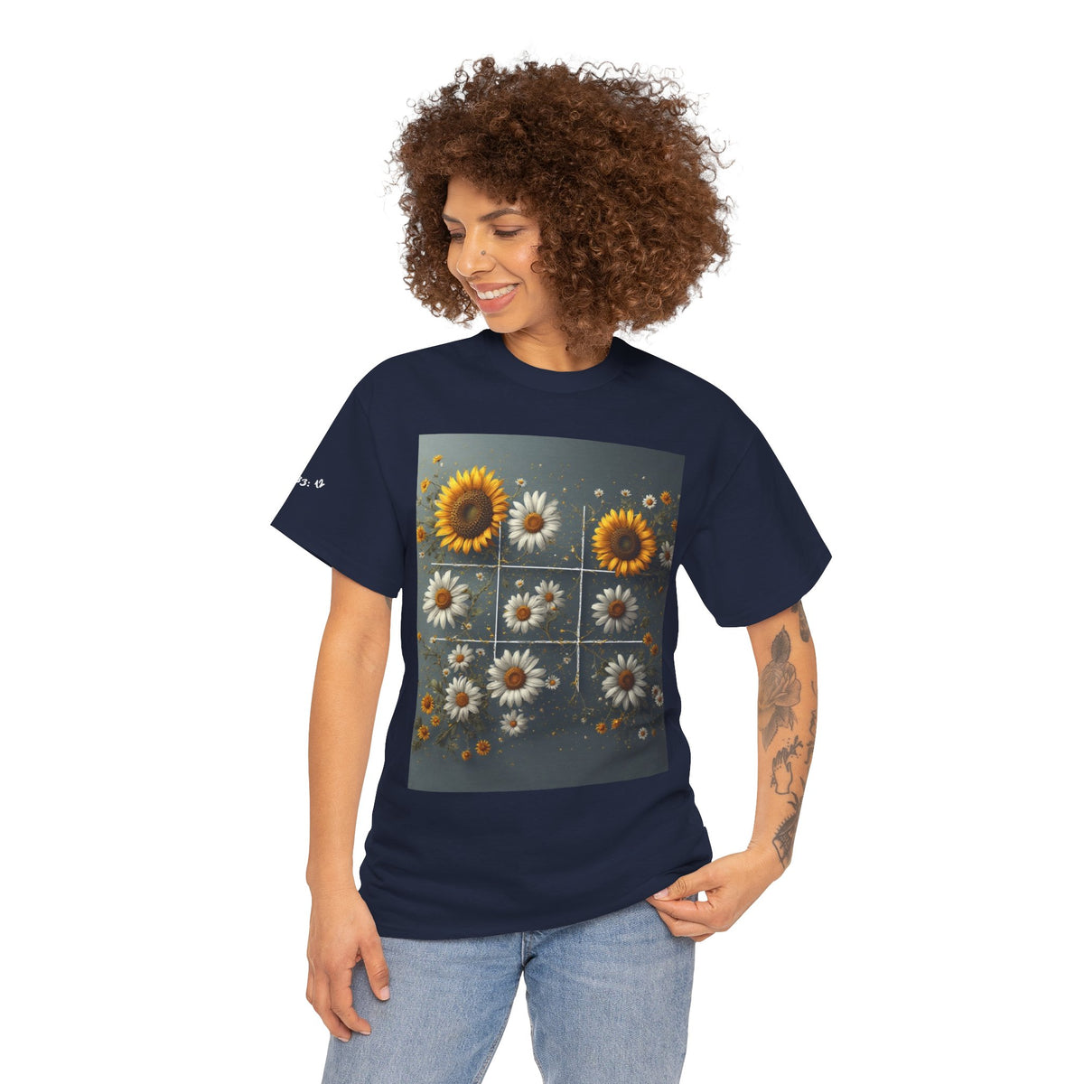 Flower Tic-Tac-Toe Tee