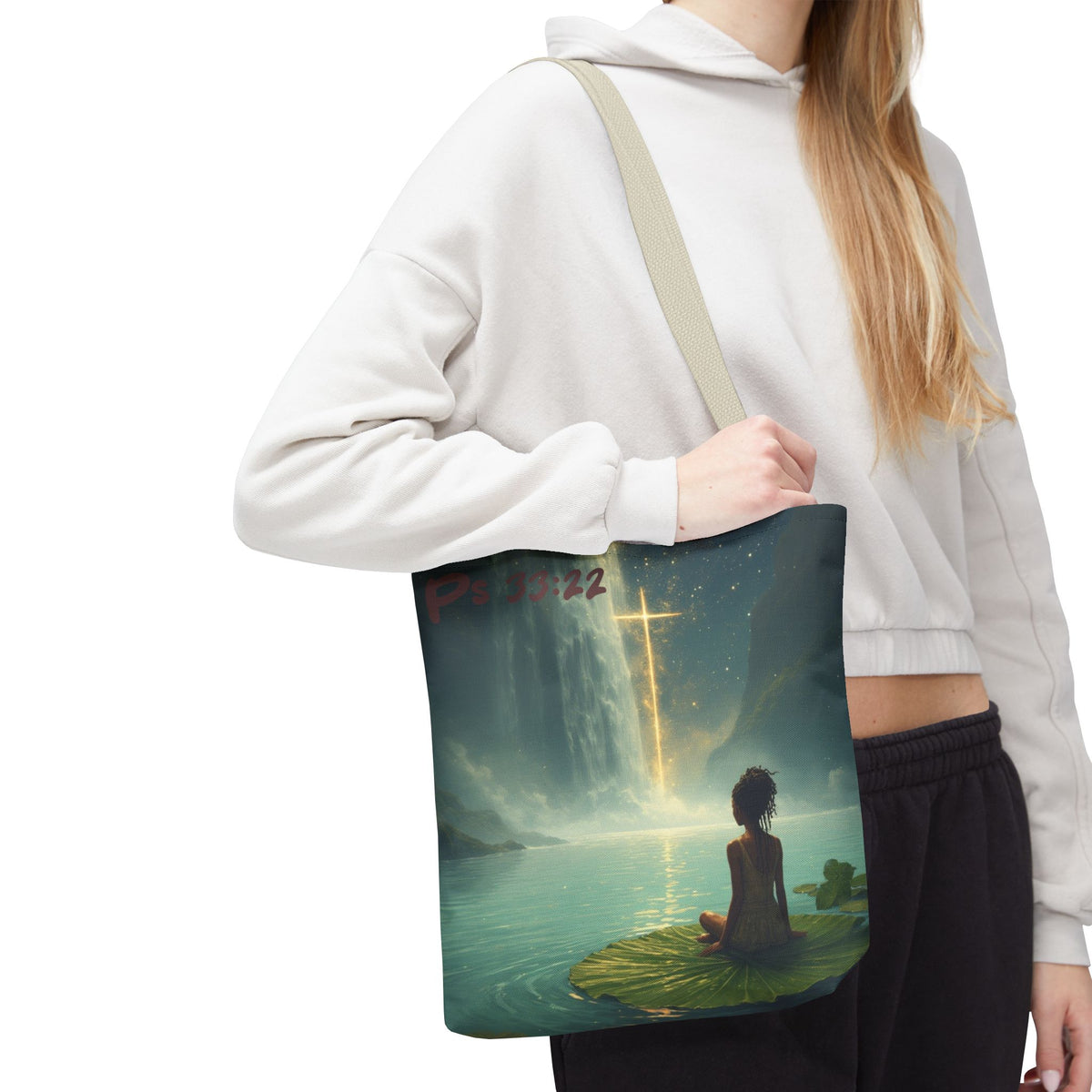 Waterfall Tote Bag | Meditative Art Tote