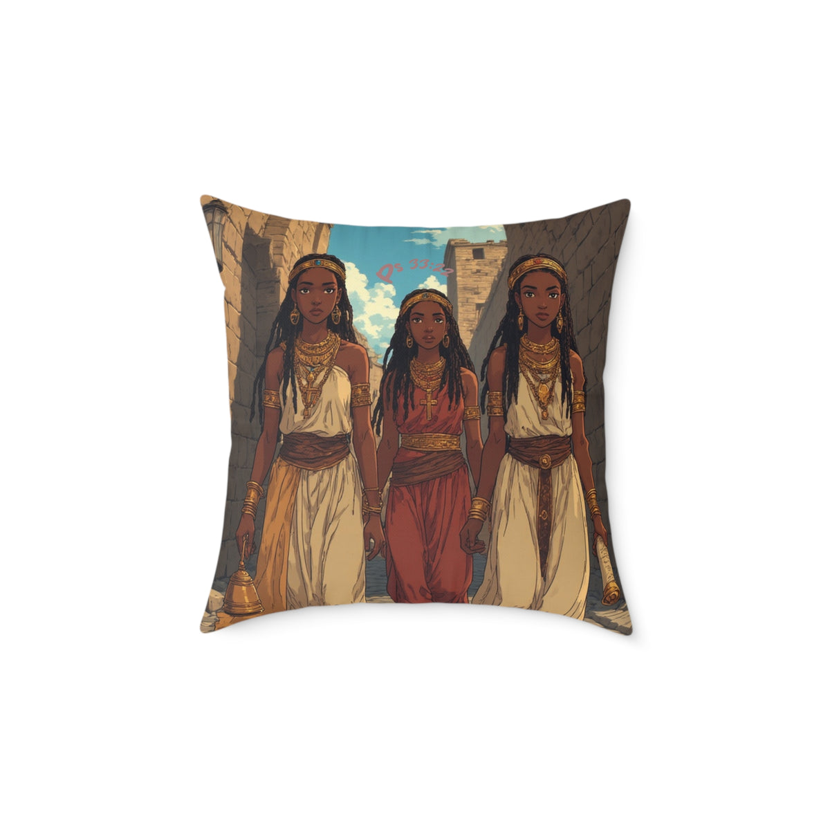 Trio of Queens Decorative Throw Pillow