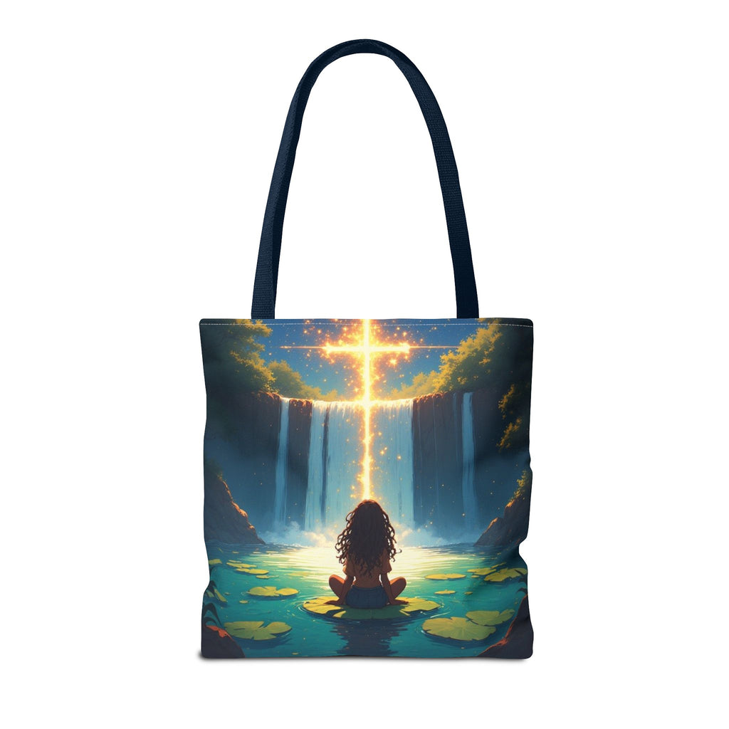 Waterfall Tote Bag | Meditative Art Tote