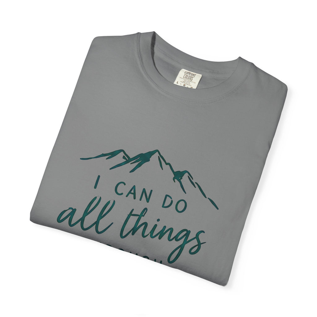 Philippians 4:13 T-Shirt — "I Can Do All Things Through Christ" Faith Tee