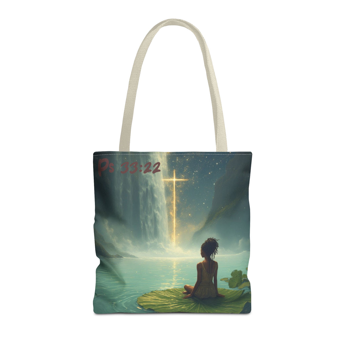 Waterfall Tote Bag | Meditative Art Tote