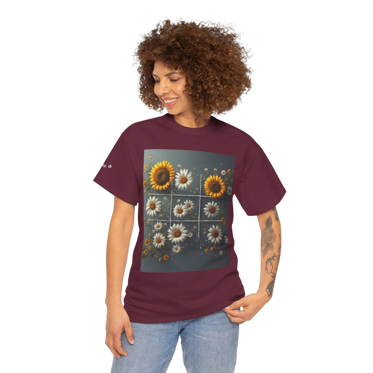 Flower Tic-Tac-Toe Tee
