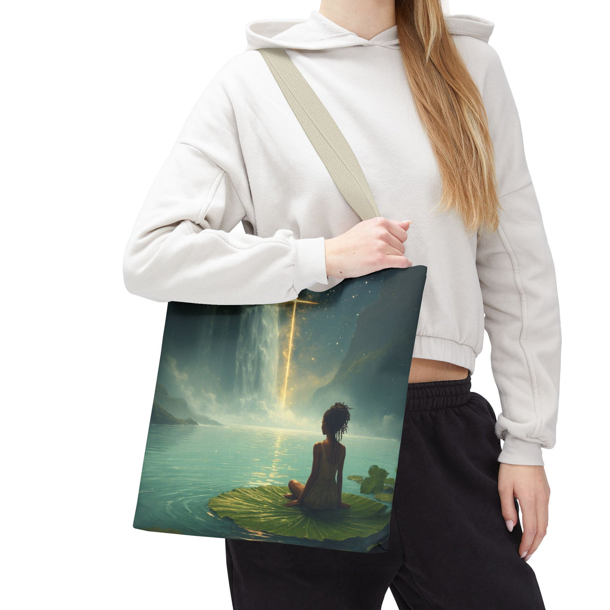 Waterfall Tote Bag | Meditative Art Tote