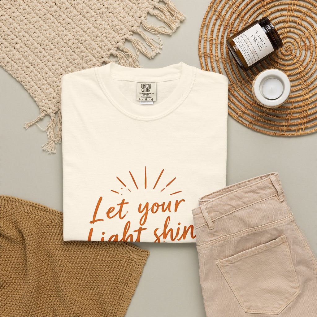 Let Your Light Shine — Matthew 5:16 Tee