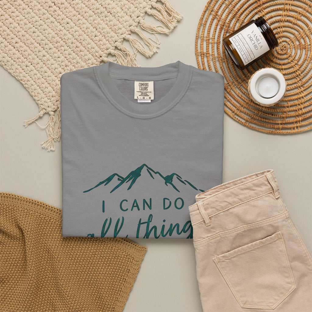 Philippians 4:13 T-Shirt — "I Can Do All Things Through Christ" Faith Tee