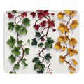 Ivy Vine Mouse Pad — Green, Red & Gold Leaf Desk Mat