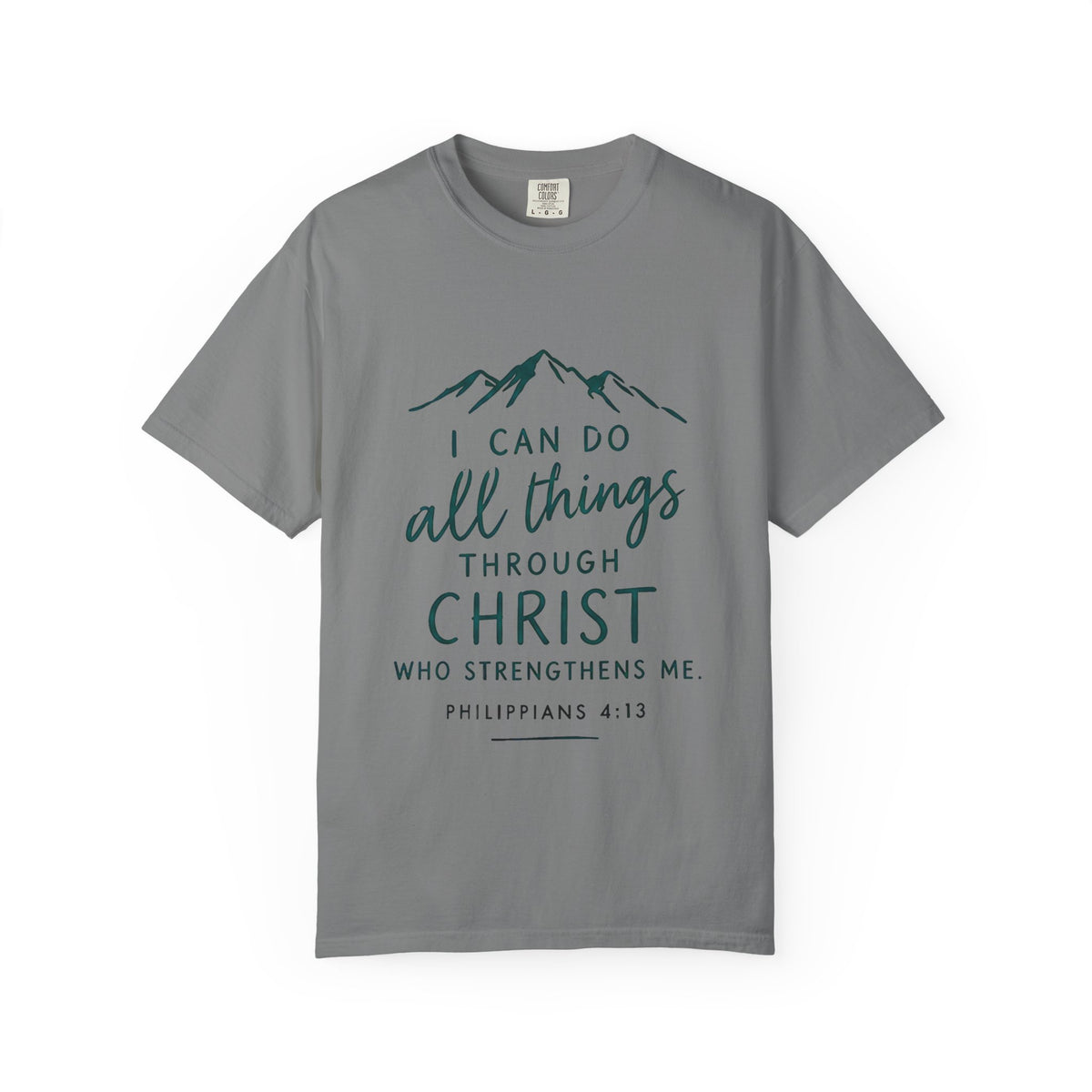 Philippians 4:13 T-Shirt — "I Can Do All Things Through Christ" Faith Tee