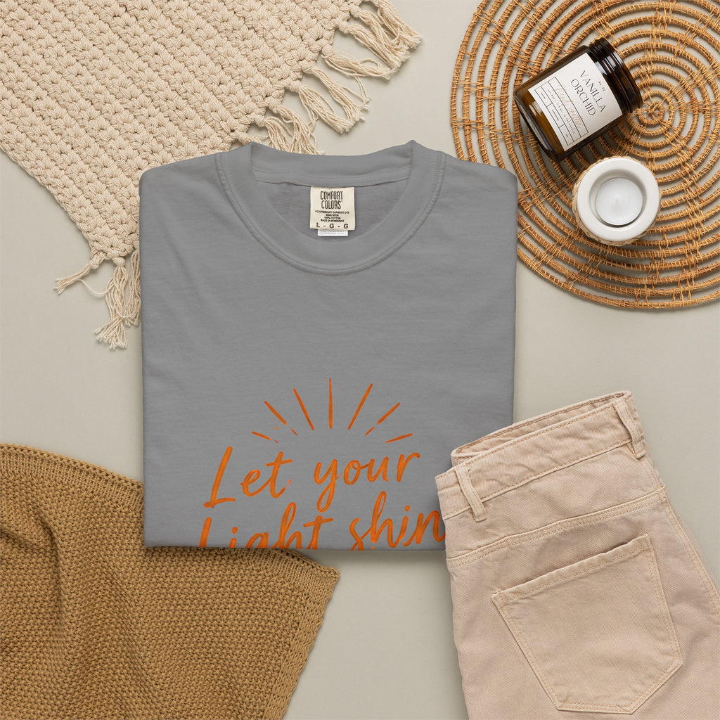 Let Your Light Shine — Matthew 5:16 Tee