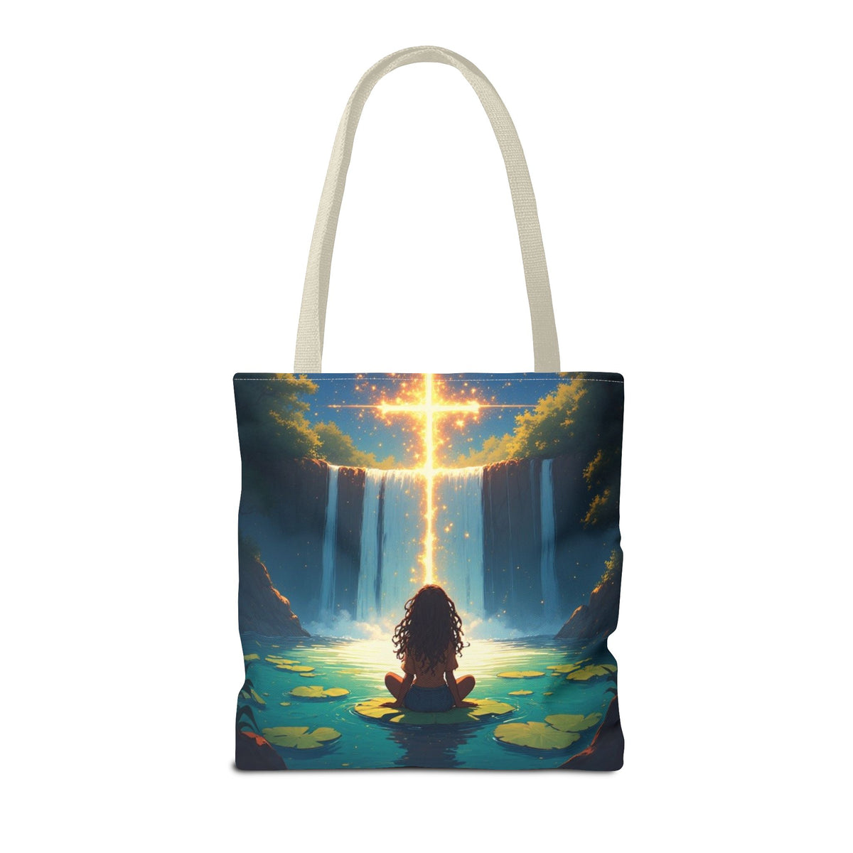 Waterfall Tote Bag | Meditative Art Tote
