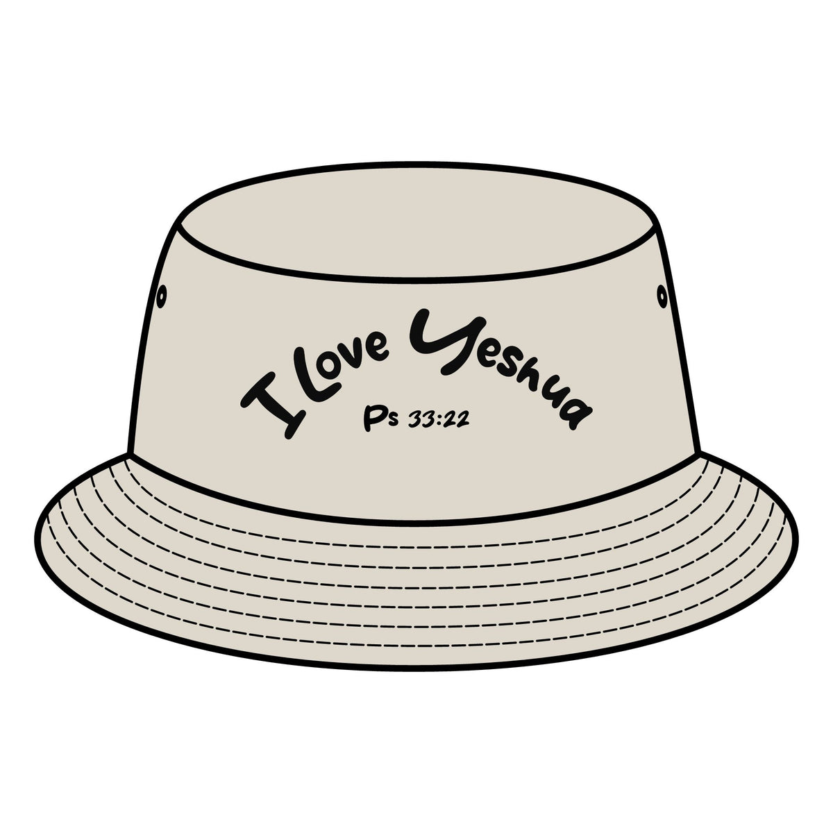 I Love Yeshua Bucket Hat