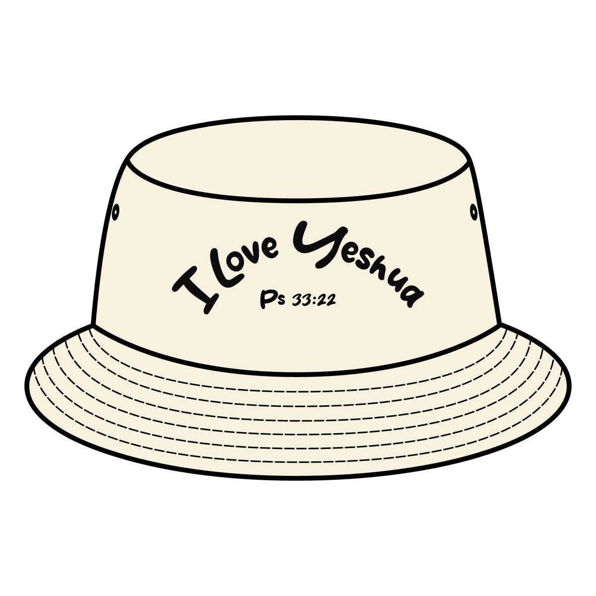 I Love Yeshua Bucket Hat