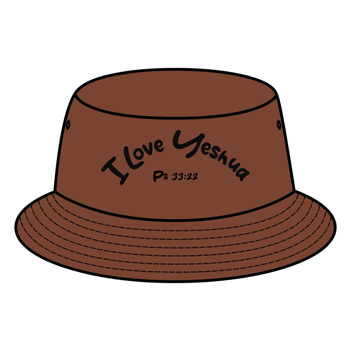 I Love Yeshua Bucket Hat
