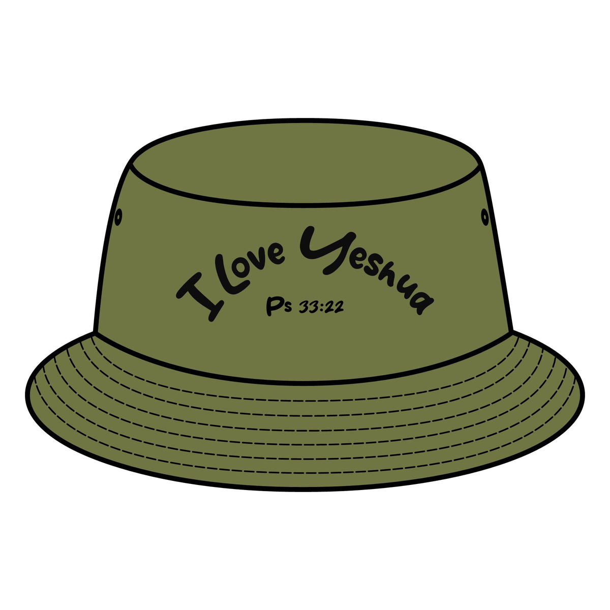 I Love Yeshua Bucket Hat