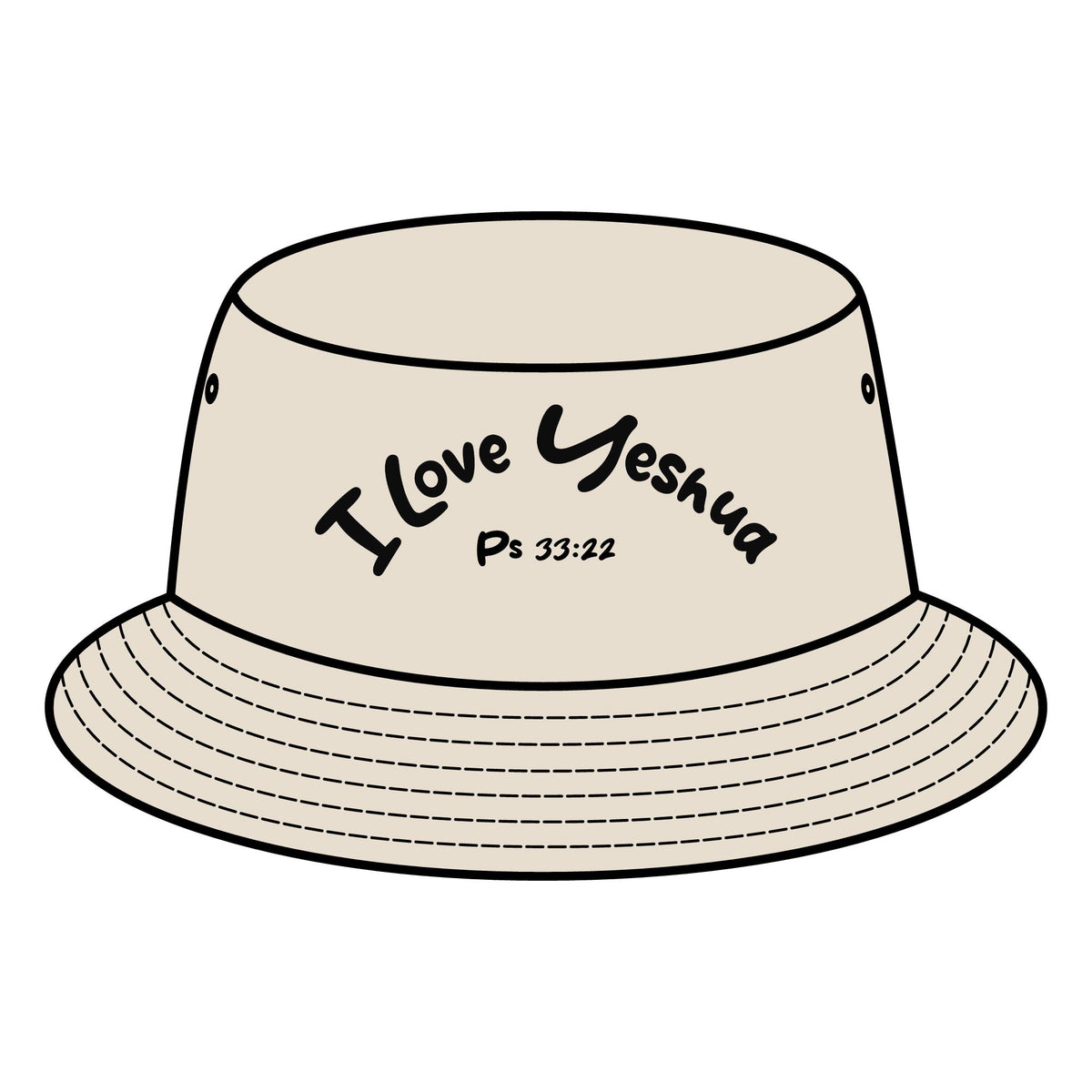 I Love Yeshua Bucket Hat
