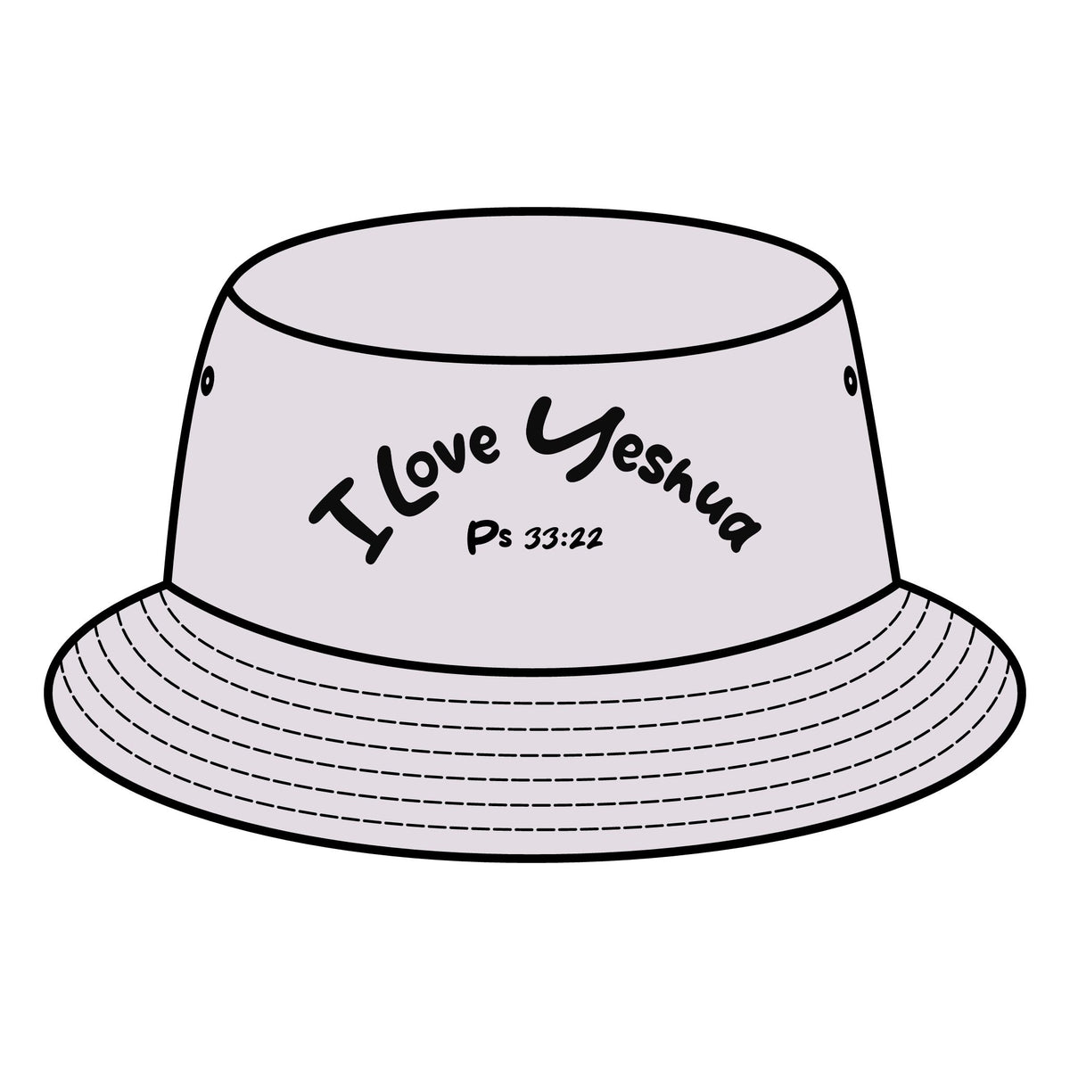I Love Yeshua Bucket Hat