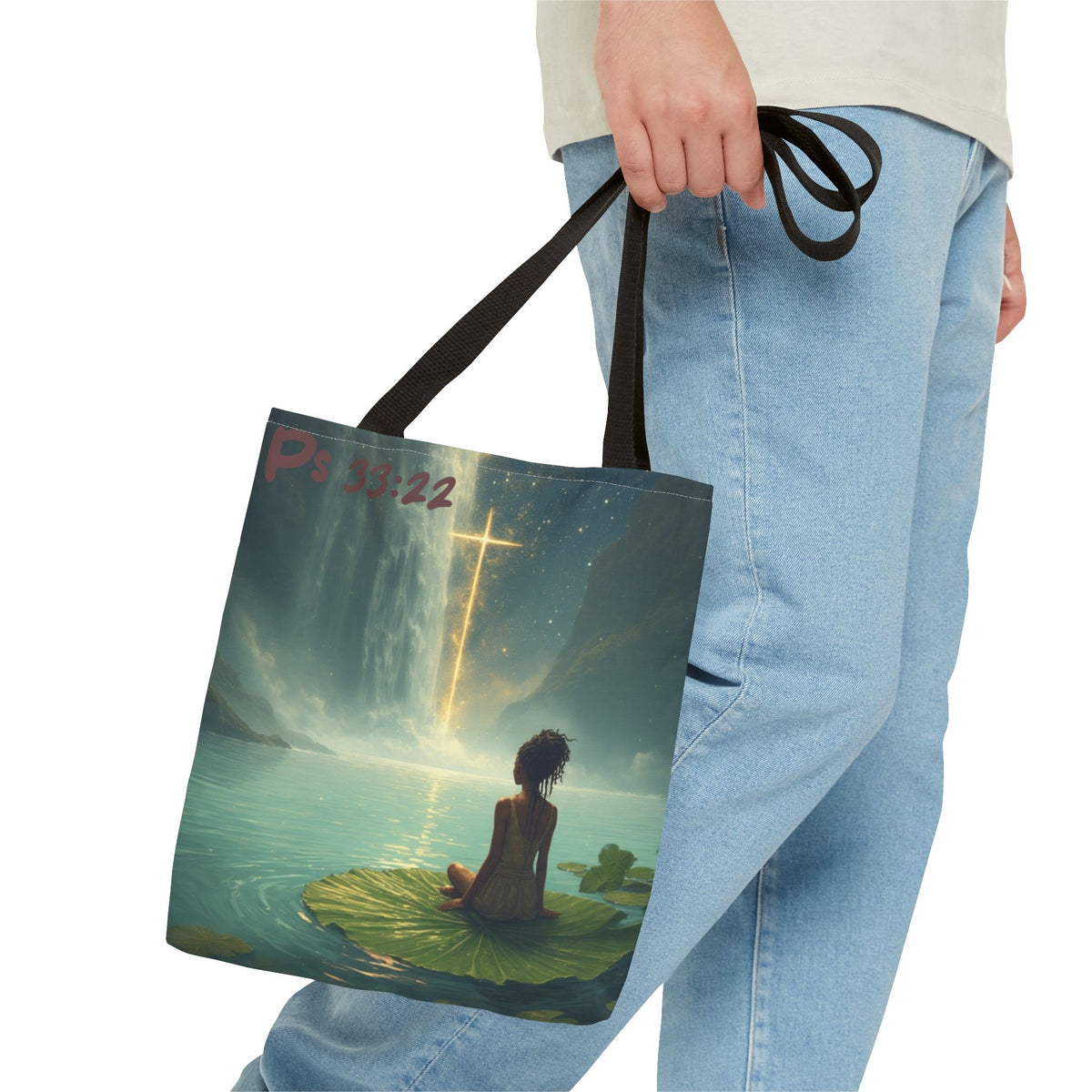 Waterfall Tote Bag | Meditative Art Tote