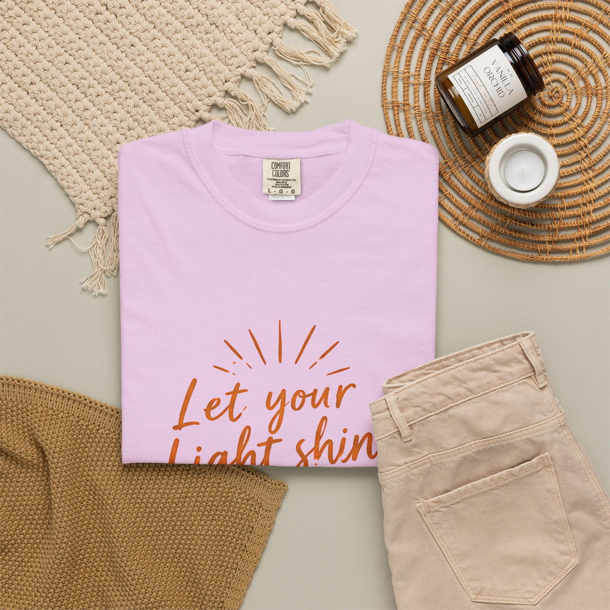 Let Your Light Shine — Matthew 5:16 Tee