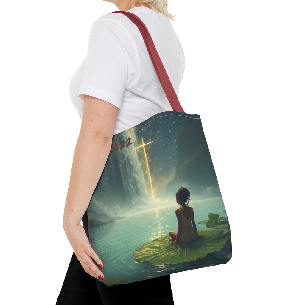 Waterfall Tote Bag | Meditative Art Tote