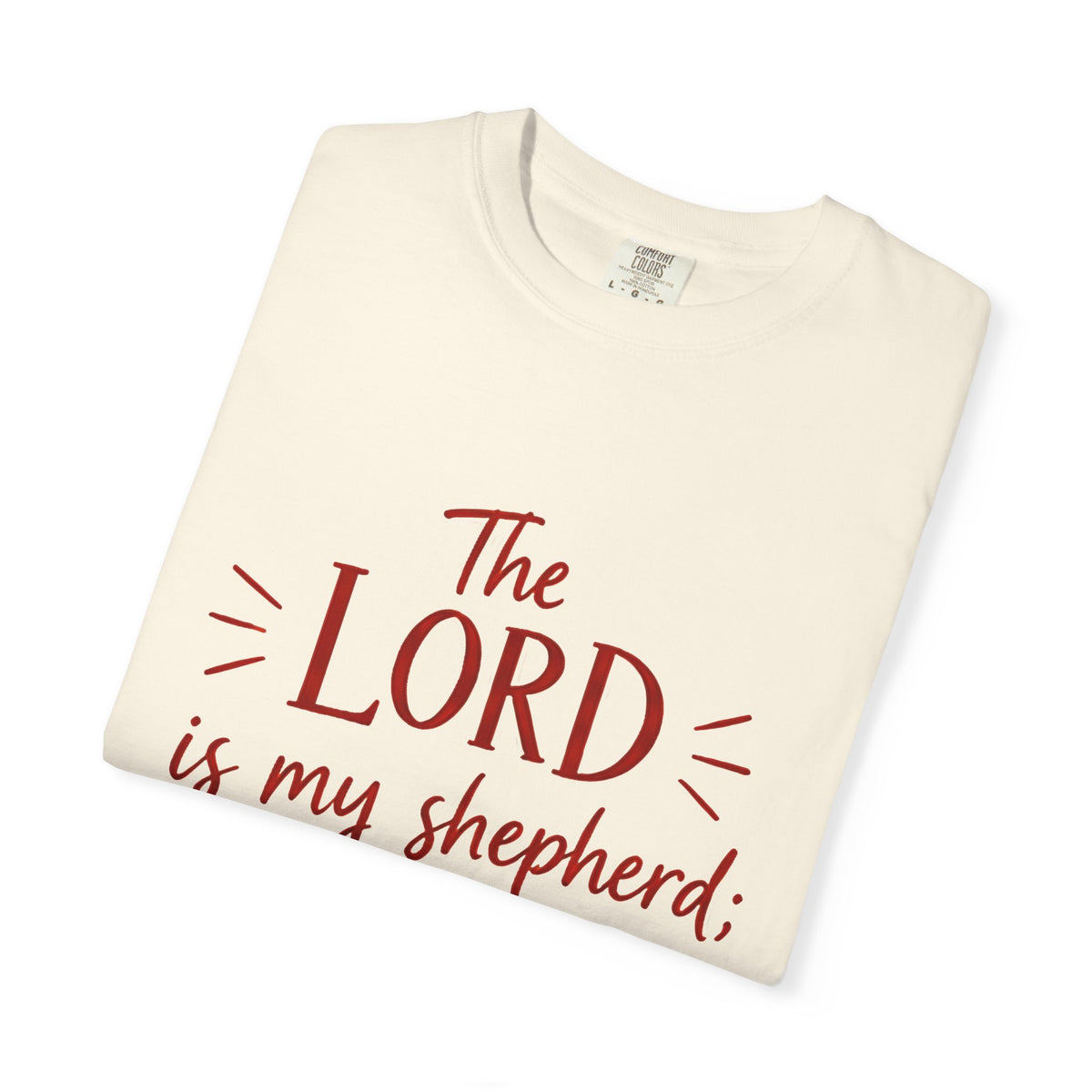 Psalm 23:1 'The Lord Is My Shepherd' T-Shirt