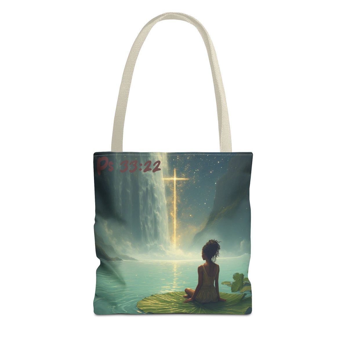 Waterfall Tote Bag | Meditative Art Tote