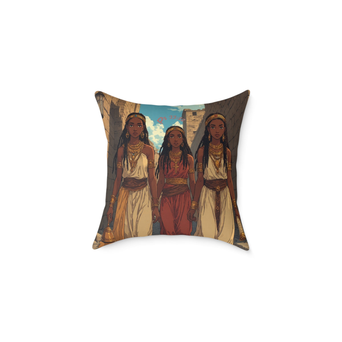 Trio of Queens Decorative Throw Pillow