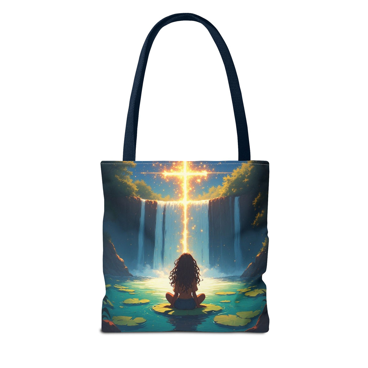 Waterfall Tote Bag | Meditative Art Tote