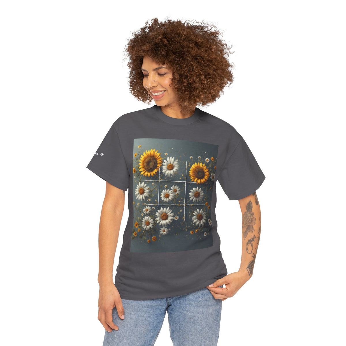 Flower Tic-Tac-Toe Tee