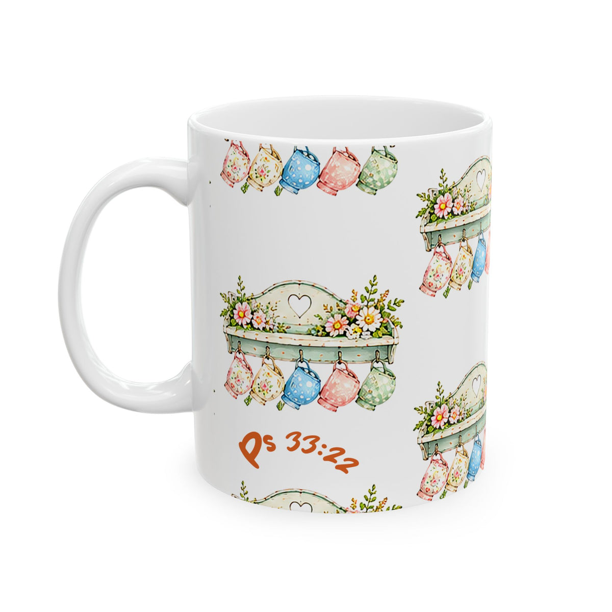Floral Cottagecore Ceramic Mug