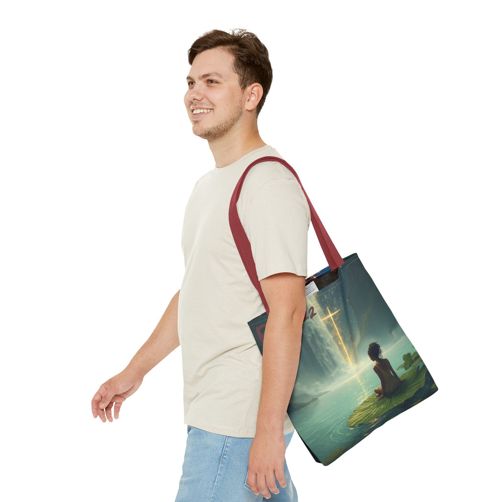 Waterfall Tote Bag | Meditative Art Tote