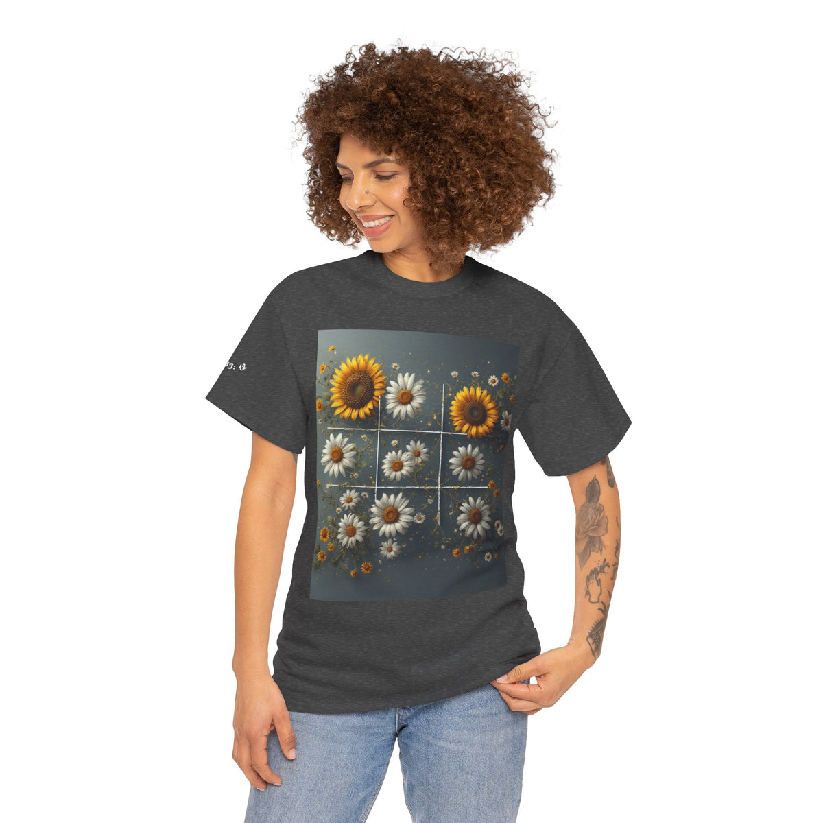 Flower Tic-Tac-Toe Tee