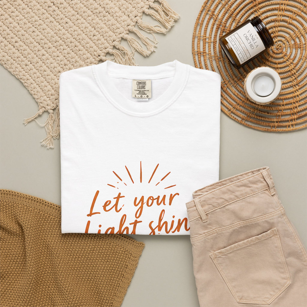 Let Your Light Shine — Matthew 5:16 Tee