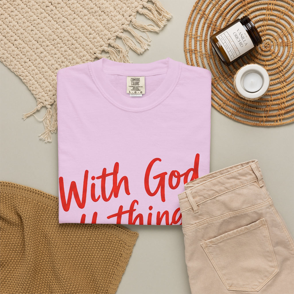 "With God All Things Are Possible" (Matthew 19:26) - Tee