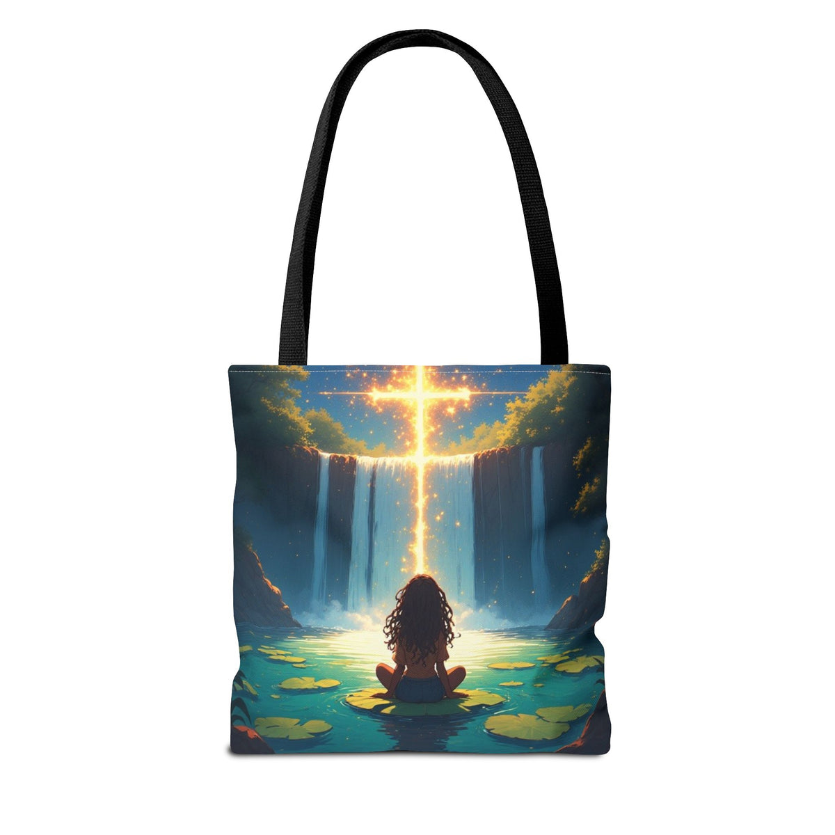 Waterfall Tote Bag | Meditative Art Tote
