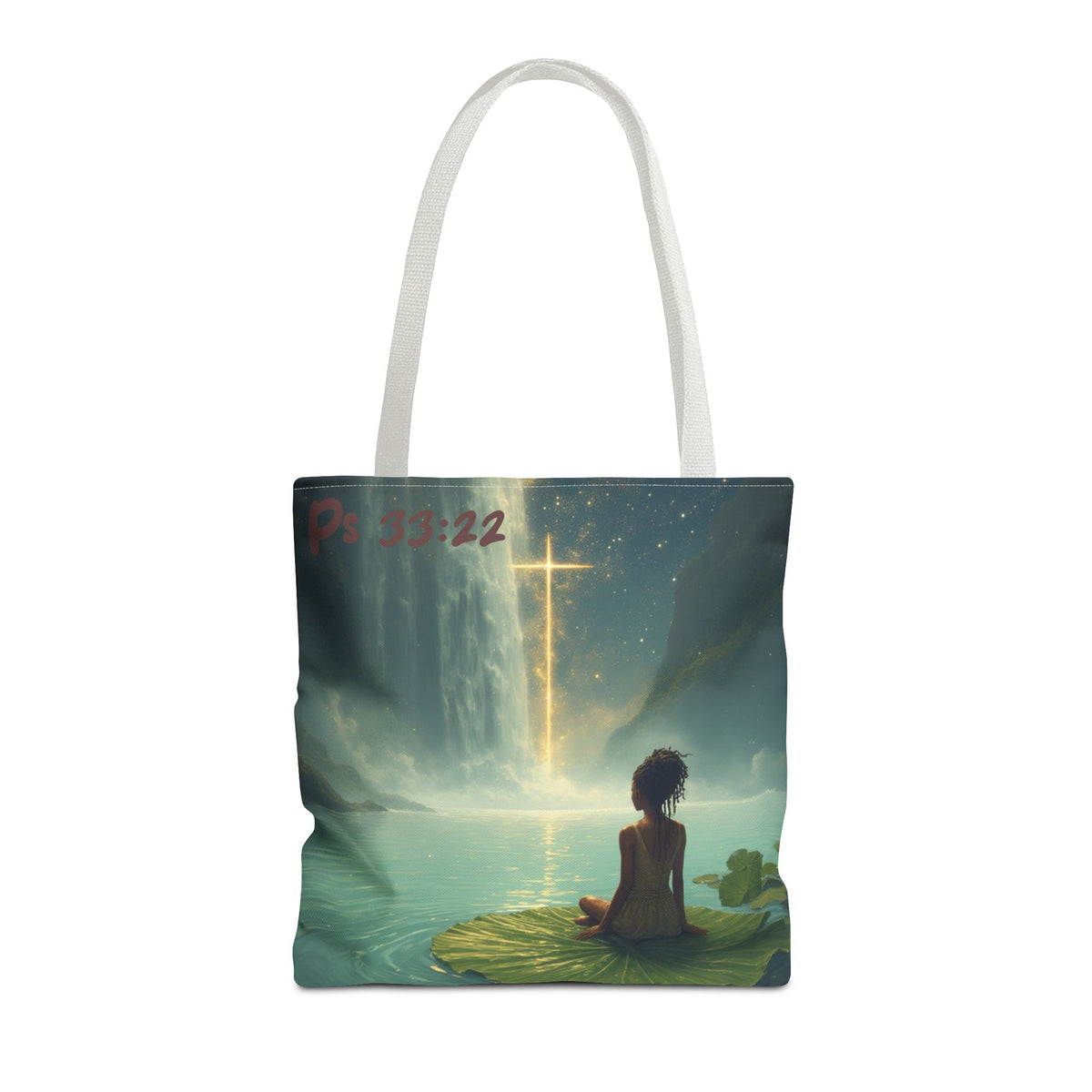 Waterfall Tote Bag | Meditative Art Tote