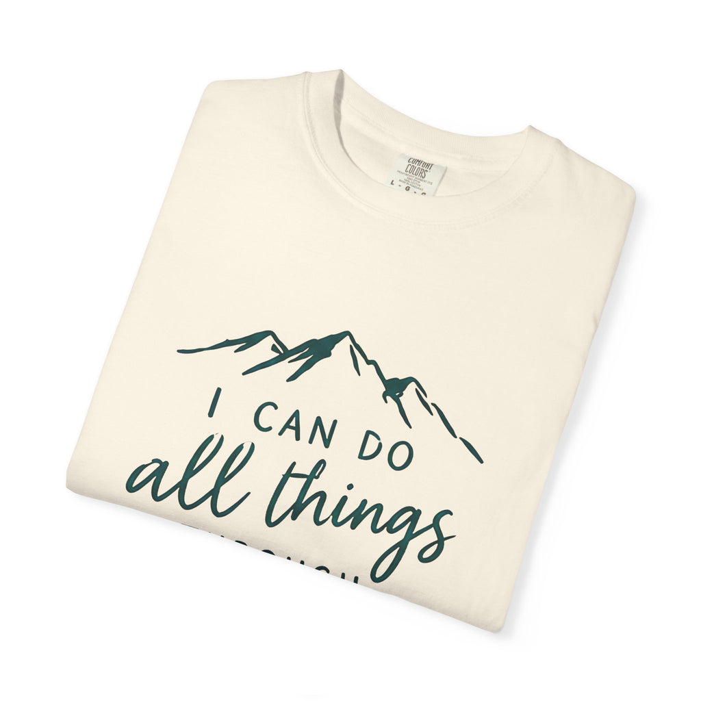 Philippians 4:13 T-Shirt — "I Can Do All Things Through Christ" Faith Tee