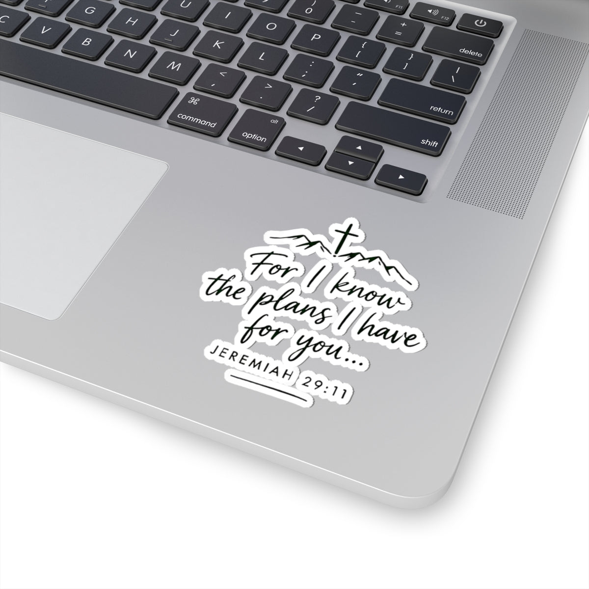 For I Know the Plans I Have for You Sticker – Jeremiah 29:11 Christian Vinyl Decal