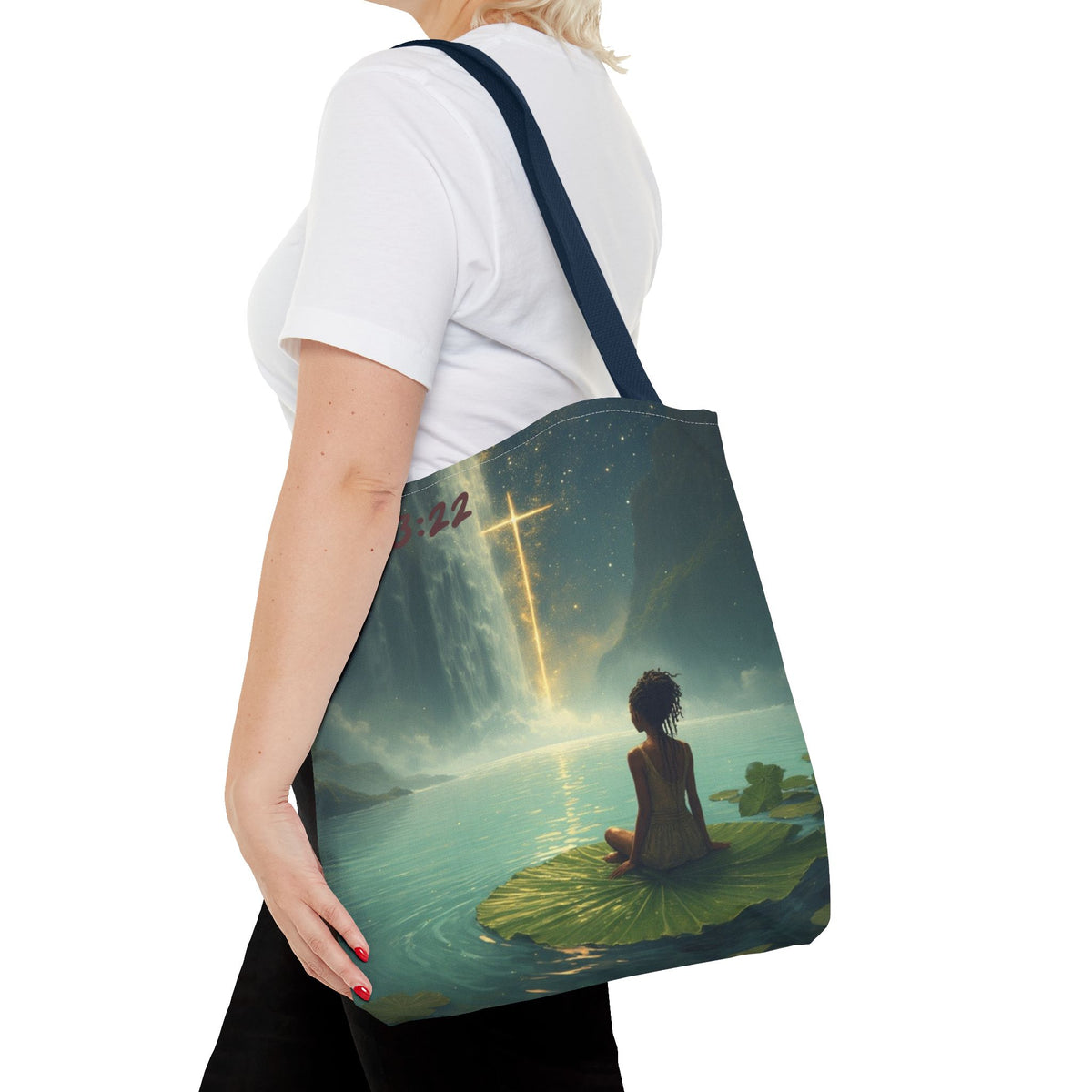 Waterfall Tote Bag | Meditative Art Tote