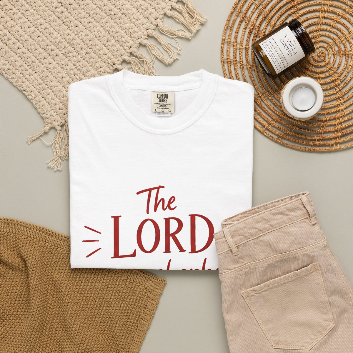 Psalm 23:1 'The Lord Is My Shepherd' T-Shirt
