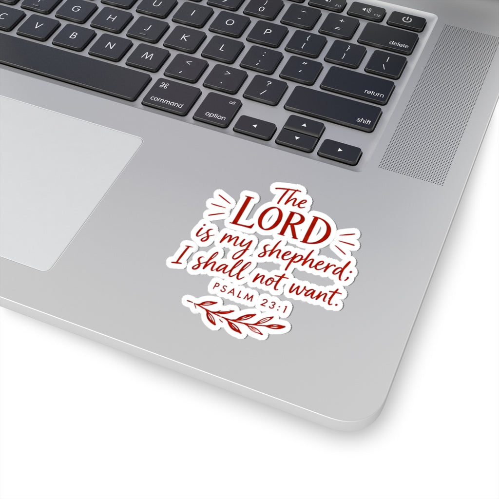 The Lord Is My Shepherd Sticker – Psalm 23:1 Christian Vinyl Decal