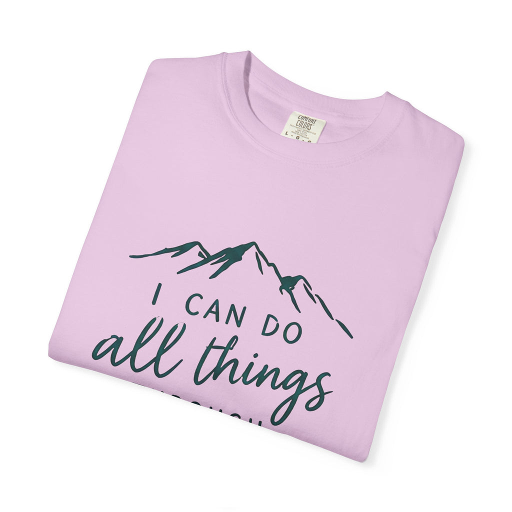 Philippians 4:13 T-Shirt — "I Can Do All Things Through Christ" Faith Tee