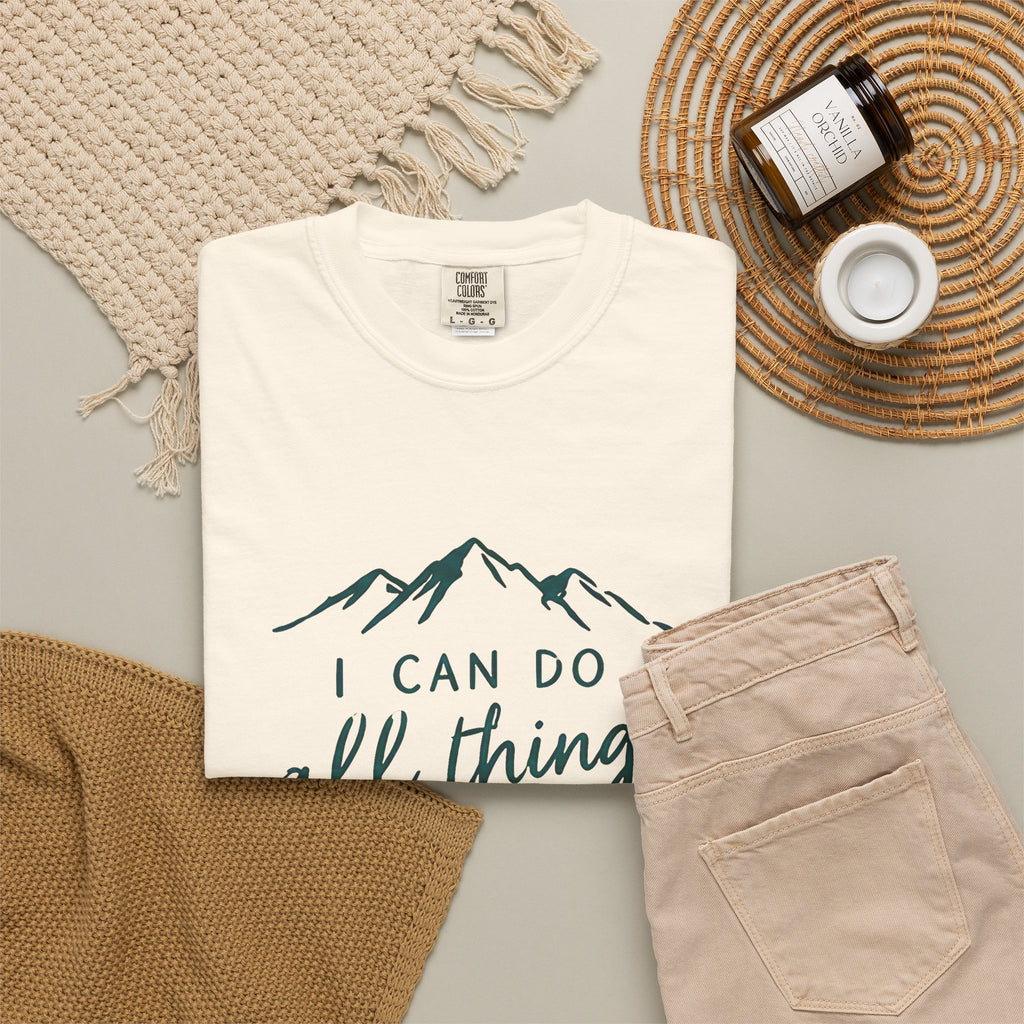 Philippians 4:13 T-Shirt — "I Can Do All Things Through Christ" Faith Tee