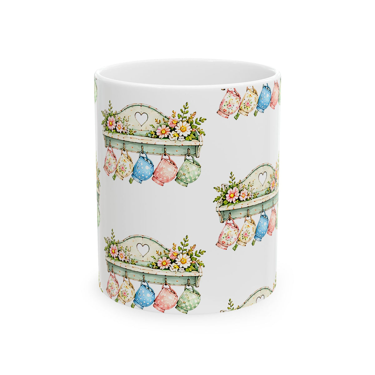 Floral Cottagecore Ceramic Mug