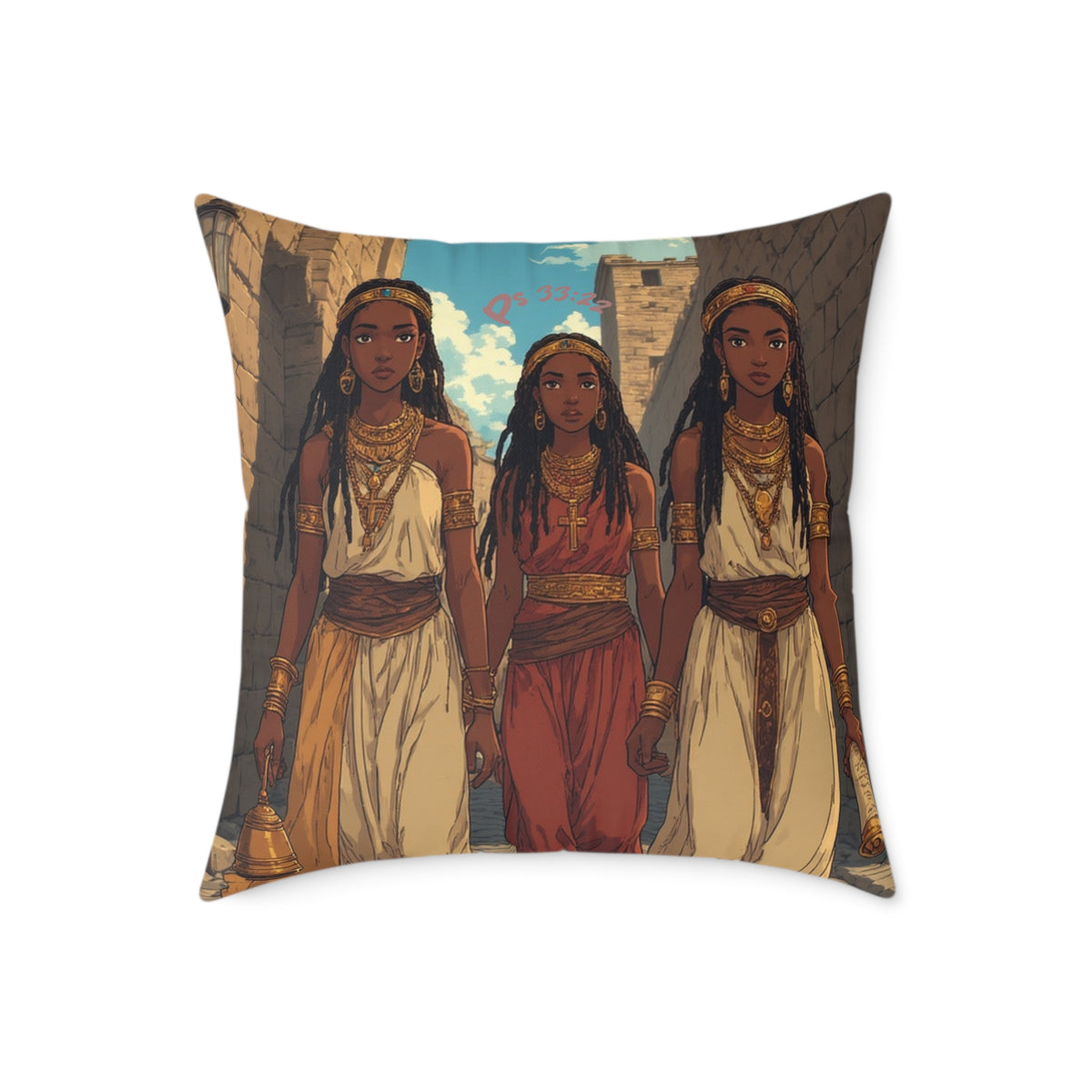 Trio of Queens Decorative Throw Pillow