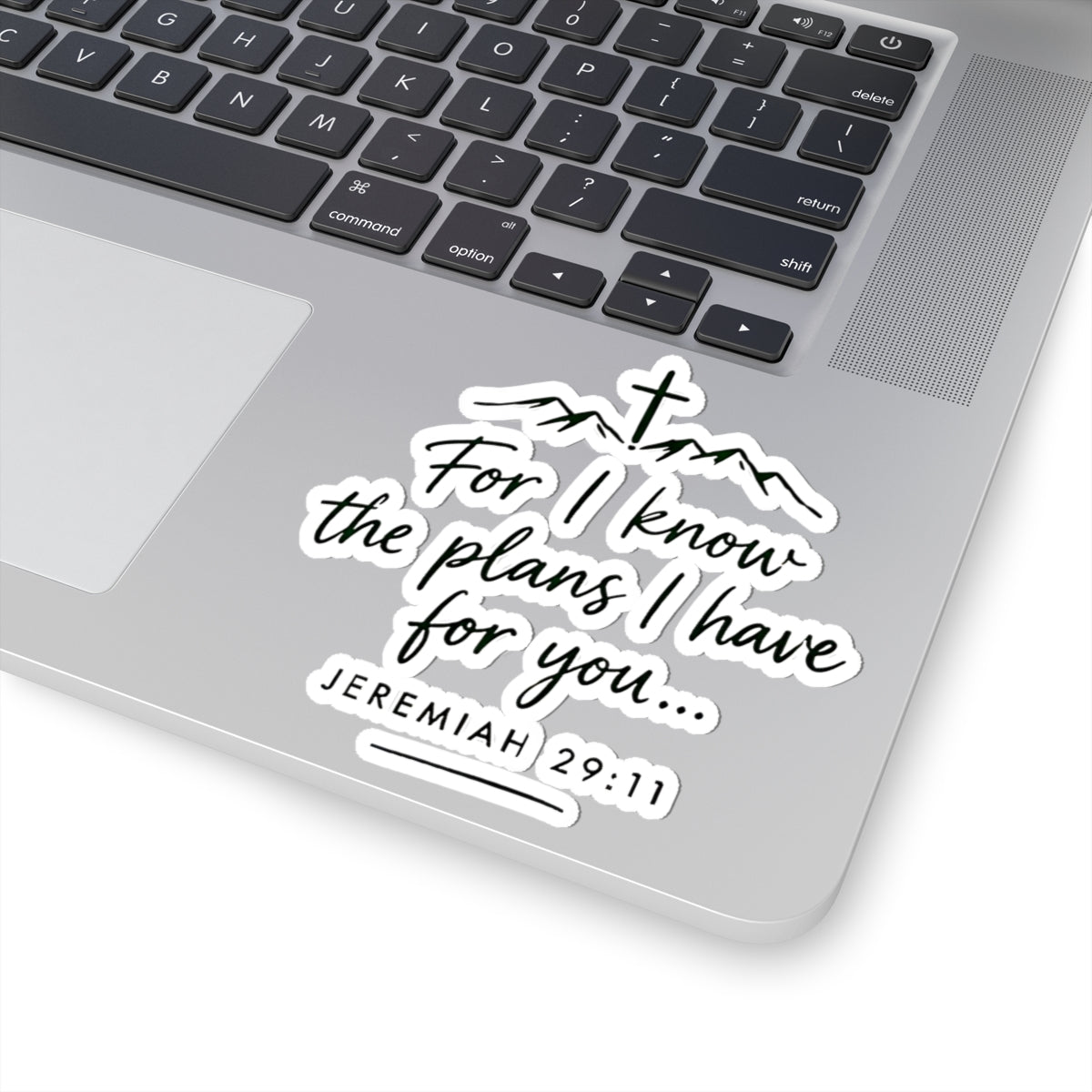 For I Know the Plans I Have for You Sticker – Jeremiah 29:11 Christian Vinyl Decal