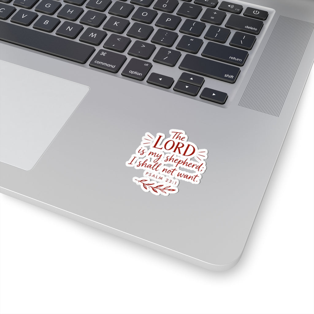 The Lord Is My Shepherd Sticker – Psalm 23:1 Christian Vinyl Decal
