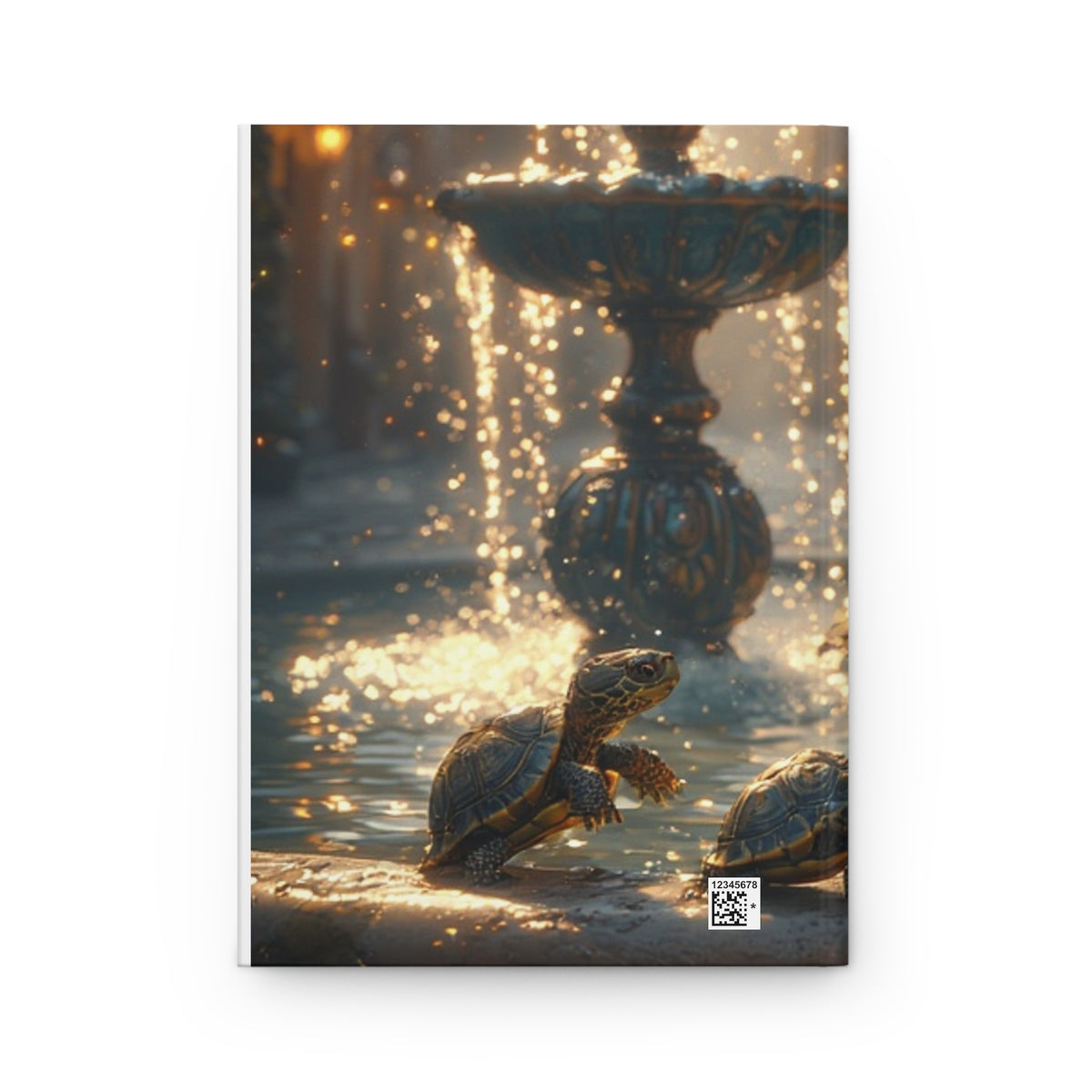 Hardcover Journal — Turtle Fountain Scripture Art