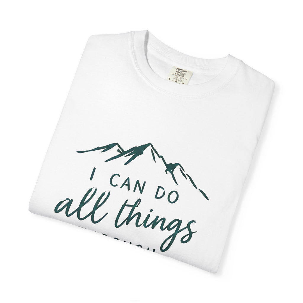 Philippians 4:13 T-Shirt — "I Can Do All Things Through Christ" Faith Tee