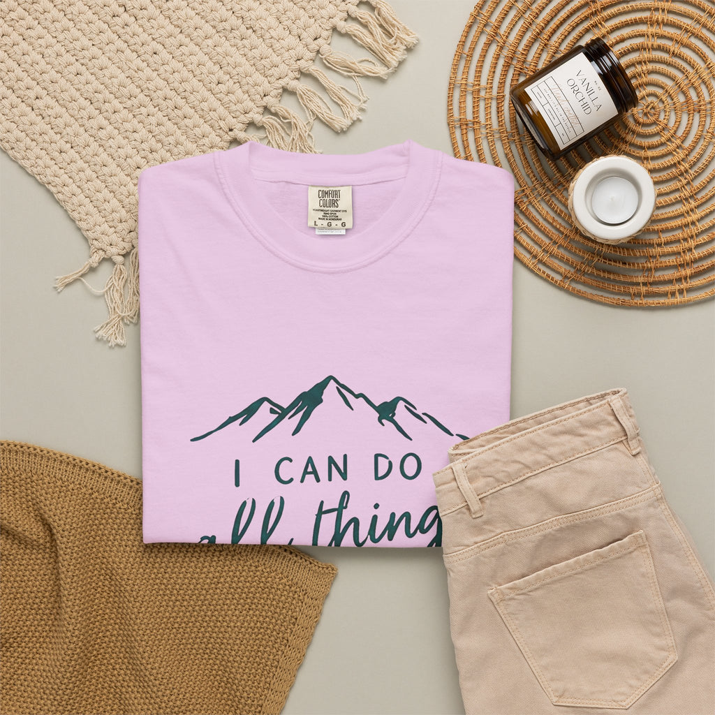 Philippians 4:13 T-Shirt — "I Can Do All Things Through Christ" Faith Tee