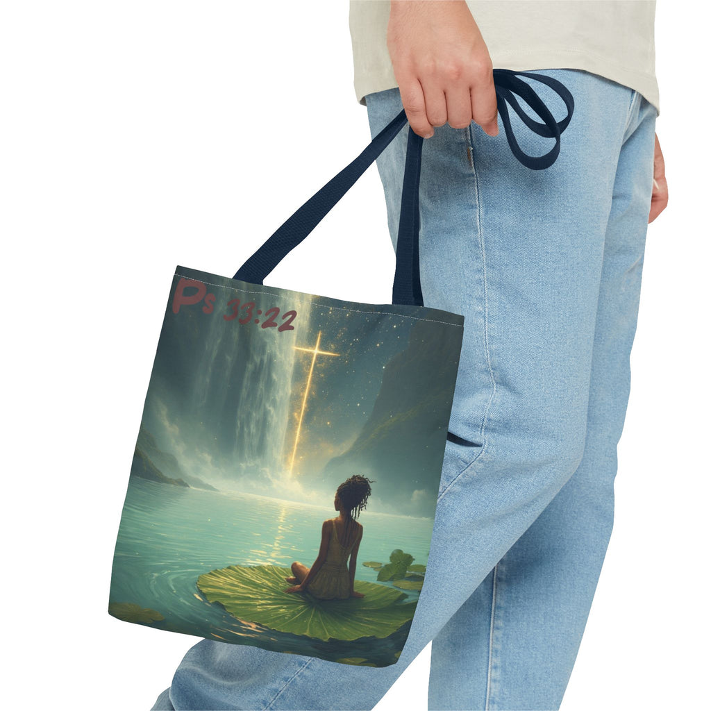 Waterfall Tote Bag | Meditative Art Tote